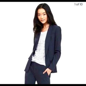 LAST CALL Banana Republic Navy Wool Suit